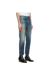 Saint Laurent Blue Staight Cut Jeans
