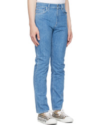 Burberry Blue Straight Fit Jeans