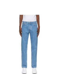 AMI Alexandre Mattiussi Blue Straight Fit Jeans