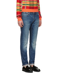 Paul Smith Blue Tapered Jeans