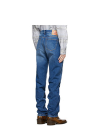 Y/Project Blue Twisted Seam Jeans