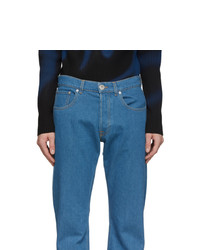 Lanvin Blue Washed Straight Jeans