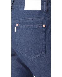 Sjyp Bottom Bias Cutoff Jeans