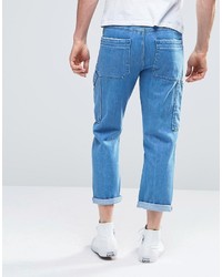 Asos Brand Straight Cropped Workman Jeans