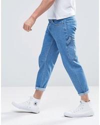 Asos Brand Straight Cropped Workman Jeans