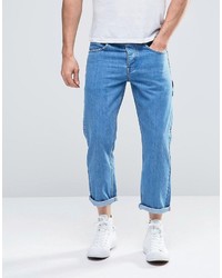 Asos Brand Straight Cropped Workman Jeans
