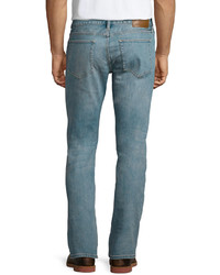 Burberry Brit Five Pocket Straight Leg Denim Jeans Indigo