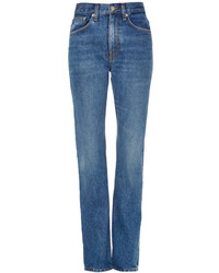 Brock Collection Brock Collection Wright Dark Vintage High Rise Straight Jeans