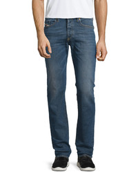 Diesel Buster Faded Straight Leg Jeans Blue