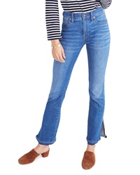 Madewell Cali Split Hem Demi Boot Jeans