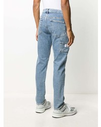 Calvin Klein Jeans Cargo Pocket Straight Leg Jeans