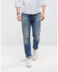 Nudie Jeans Co Dude Dan Jean Straight Fit Wrecking Blues Light Wash