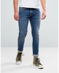Nudie Jeans Co Long John Jean Television Blue Wash