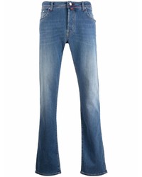 Jacob Cohen Contrast Stitch Straight Leg Jeans