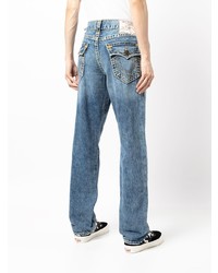 True Religion Contrast Stitching Slim Jeans