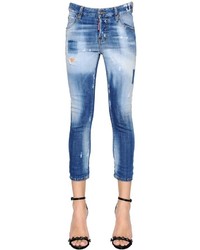 Dsquared2 Cool Girl Cropped Cotton Denim Jeans