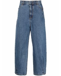 Ader Error Cotton Loose Fit Tapered Jeans