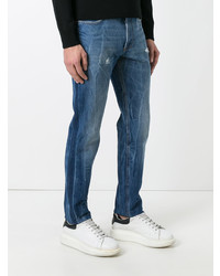 Givenchy Creased Effect Tapered Jeans