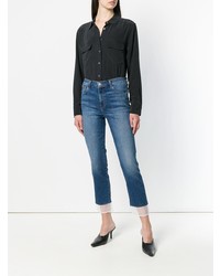 J Brand Cropped Faded Jeans