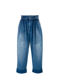 JW Anderson Cropped Pleated Front Jeans
