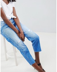 Replay Cropped Rigid Straight Jean With Raw
