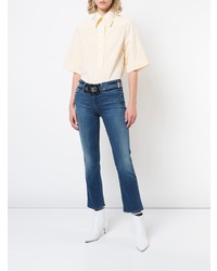 Mother Cropped Slim Jeans