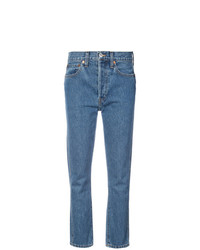 RE/DONE Cropped Straight Jeans