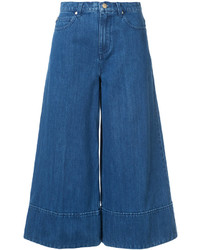 Co Cropped Wide Legged Jeans