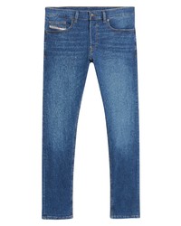 Diesel D Luster Slim Fit Stretch Cotton Jeans In Blue At Nordstrom