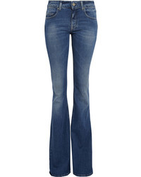 Victoria Beckham Denim Mid Rise Flared Jeans