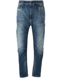 Diesel High Rise Cropped Jeans