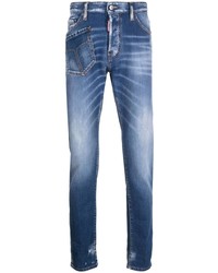DSQUARED2 Distressed Effect Washed Jeans