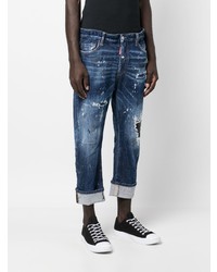 DSQUARED2 Distressed Finish Cropped Jeans