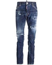 DSQUARED2 Distressed Finish Denim Jeans