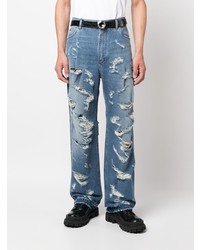 Dolce & Gabbana Distressed Loose Fit Jeans