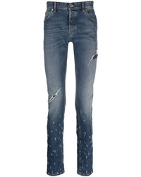 Just Cavalli Distressed Slim Fit Jeans