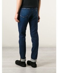Frame Denim Distressed Straight Fit Jeans