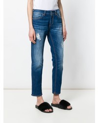 Dondup Distressed Straight Leg Jeans