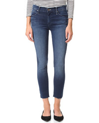 Mother Double Fray Charmer Crop Jeans