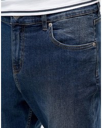 Cheap Monday Dropped Tapered Jeans Pure Blue