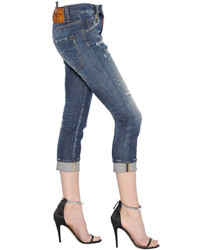 Dsquared2 Cool Girl Cropped Washed Jeans