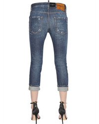 Dsquared2 Cool Girl Cropped Washed Jeans