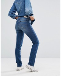 Lee Elly Slim Straight Mid Rise Jeans