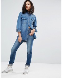 Lee Elly Slim Straight Mid Rise Jeans