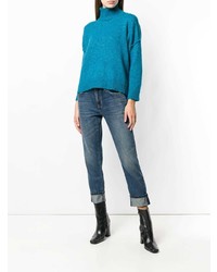 Current/Elliott Faded Cropped Jeans