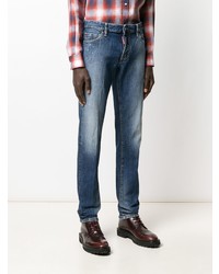 DSQUARED2 Faded Effect Straight Leg Jeans