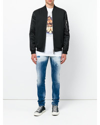 DSQUARED2 Faded Long Clet Jeans