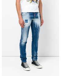 DSQUARED2 Faded Long Clet Jeans