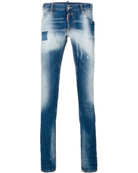 DSQUARED2 Faded Long Clet Jeans