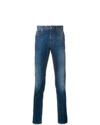 Z Zegna Faded Slim Fit Jeans